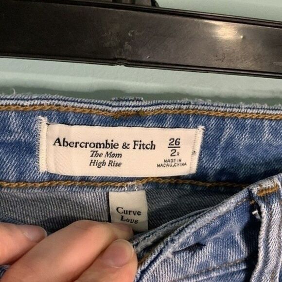 Abercrombie Curve Love The Mom High Rise NWT - Picture 6 of 10